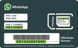 Whatsapp Sim Card