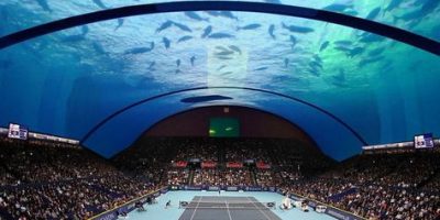 Underwater Tennis Court