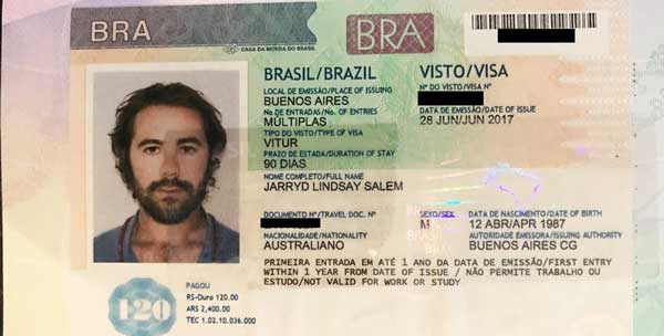 brazil visit visa for pakistan